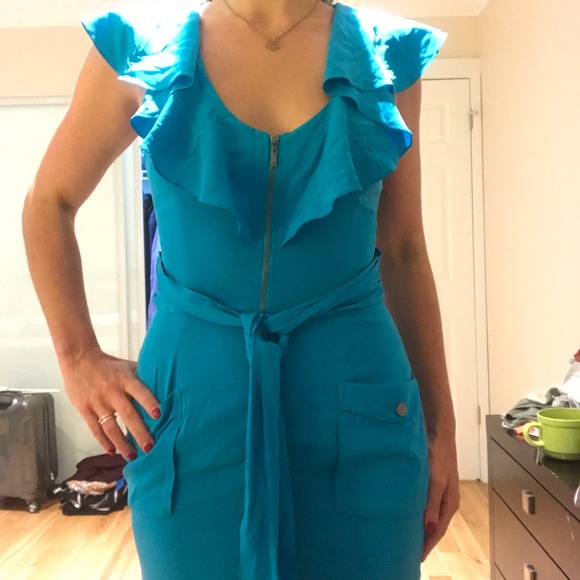 Bebe Satin Summer Dress - Picture 1 of 4